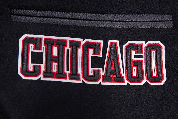 NBA CHICAGO BULLS RETRO CLASSIC WOOL VARSITY JACKET - Rare Leather