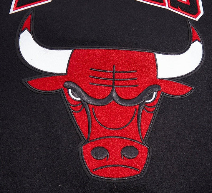 NBA CHICAGO BULLS RETRO CLASSIC WOOL VARSITY JACKET - Rare Leather
