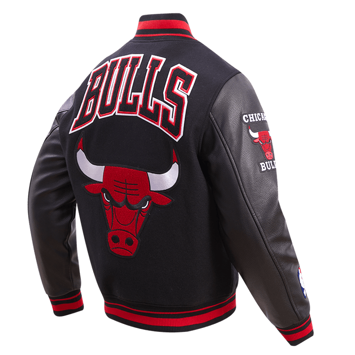NBA CHICAGO BULLS RETRO CLASSIC WOOL VARSITY JACKET - Rare Leather