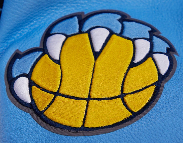 NBA MEMPHIS GRIZZLIES RETRO CLASSIC WOOL VARSITY JACKET - Rare Leather