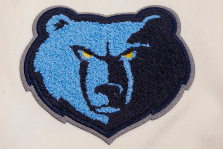 NBA MEMPHIS GRIZZLIES RETRO CLASSIC WOOL VARSITY JACKET - Rare Leather