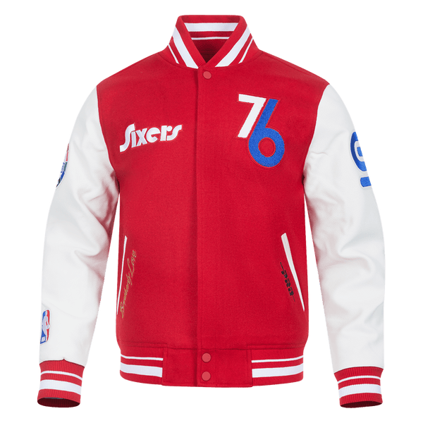 NBA PHILADELPHIA 76ERS CITY WOOL VARSITY JACK - Rare Leather