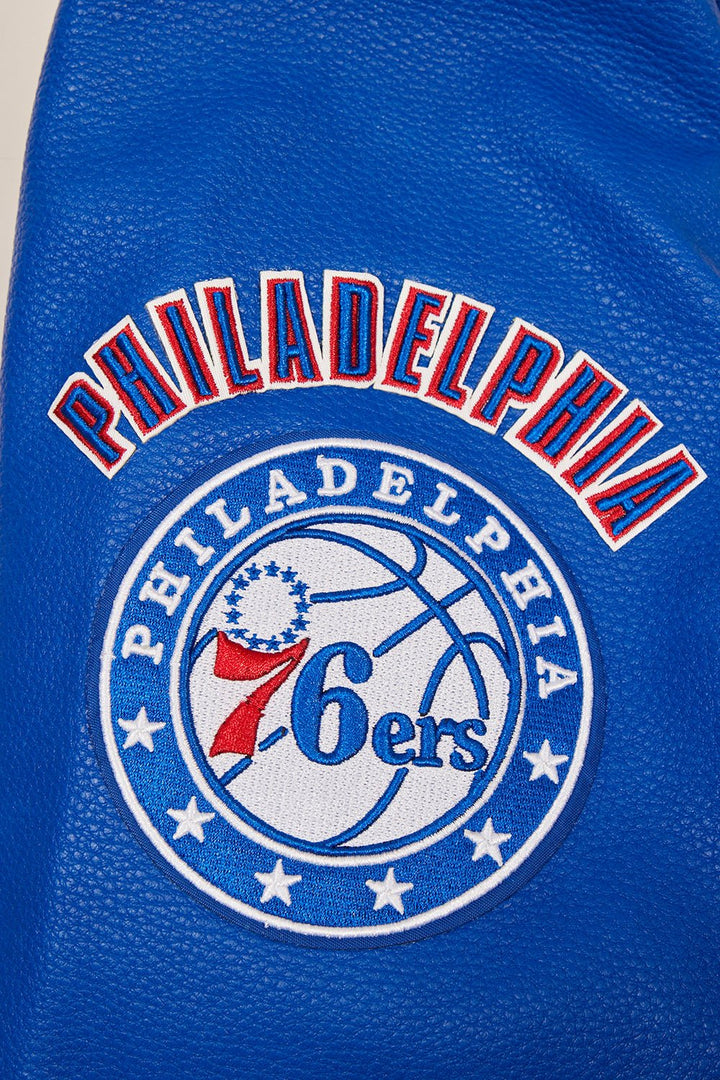NBA PHILADELPHIA 76ERS RETRO CLASSIC WOOL VARSITY JACKET - Rare Leather