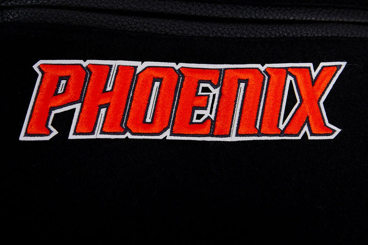 NBA PHOENIX SUNS MASHUP RIB WOOL VARSITY JACKET - Rare Leather