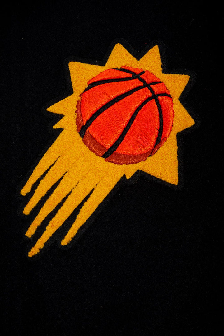 NBA PHOENIX SUNS MASHUP RIB WOOL VARSITY JACKET - Rare Leather