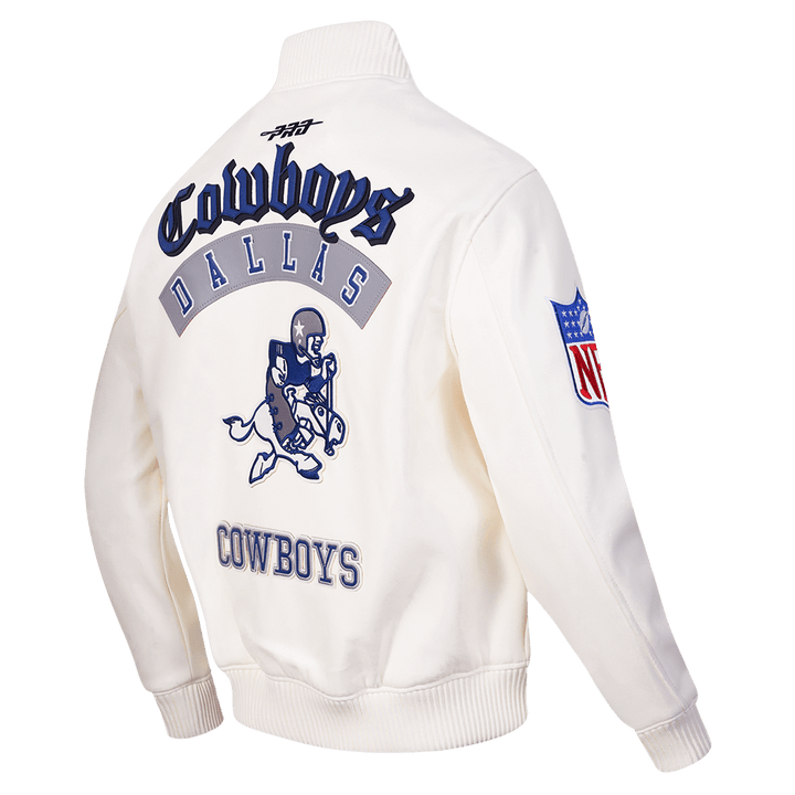 NFL Dallas Cowboys Best Of Men’s Leather Varsity Jacket - Rare Leather Order Now !!