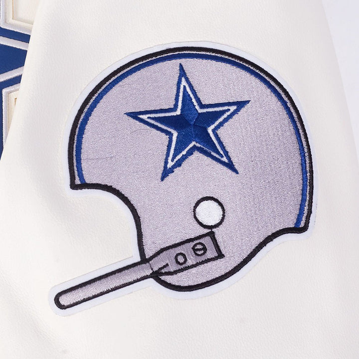 NFL Dallas Cowboys Best Of Men’s Leather Varsity Jacket - Rare Leather Order Now !!