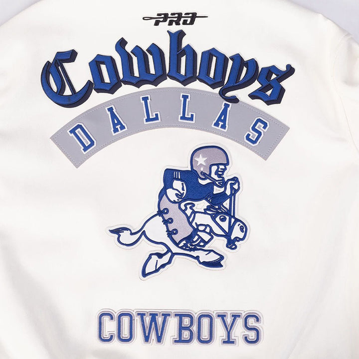 NFL Dallas Cowboys Best Of Men’s Leather Varsity Jacket - Rare Leather Order Now !!