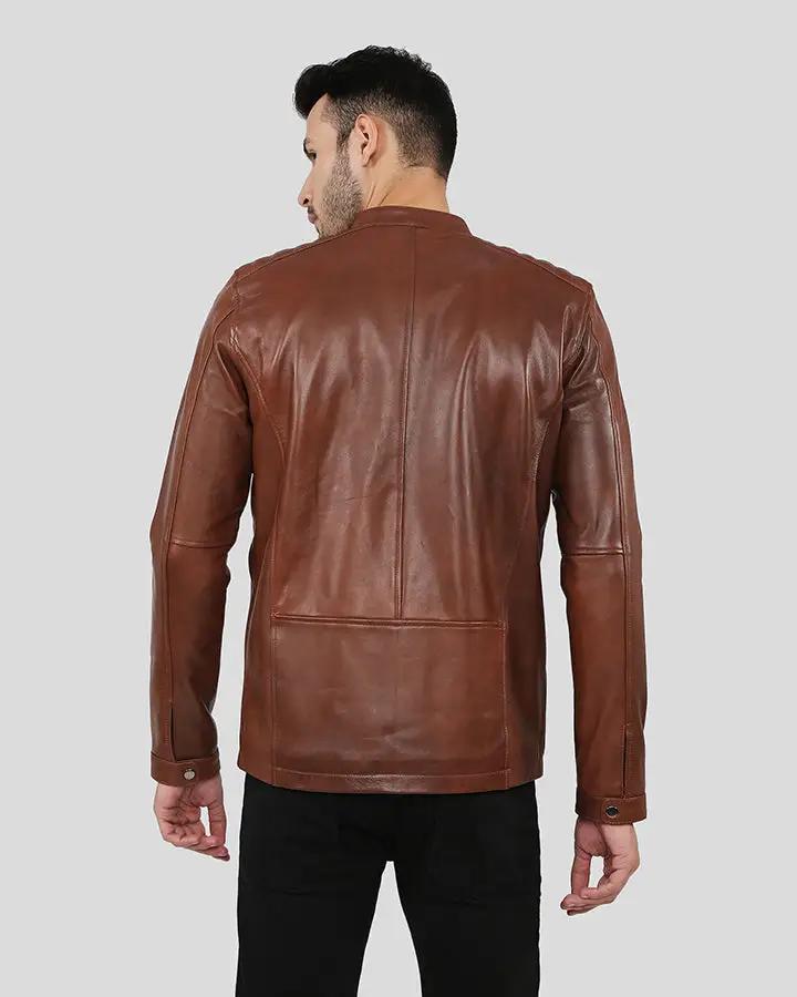 Ollie Brown Racer Leather Jacket - Rare Leather