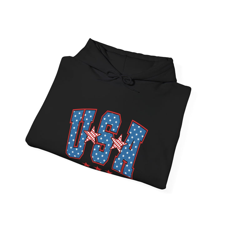 Patriotic Graphic Hoodie - USA Pride Sweatshirt, Unisex Hoodie, Independence Day Gift - Rare Leather Order Now !!