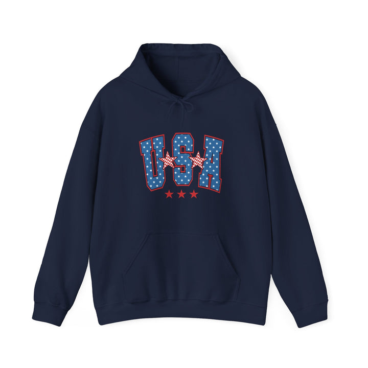 Patriotic Graphic Hoodie - USA Pride Sweatshirt, Unisex Hoodie, Independence Day Gift - Rare Leather Order Now !!