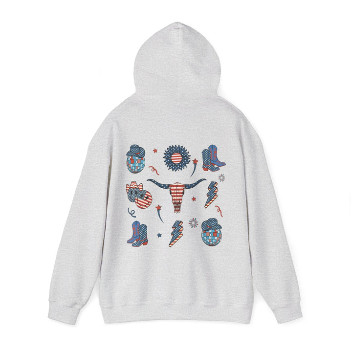 Patriotic Graphic Hoodie - USA Pride Sweatshirt, Unisex Hoodie, Independence Day Gift - Rare Leather Order Now !!