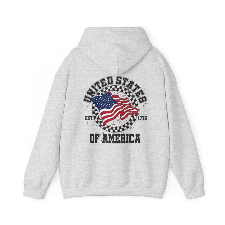 Patriotic Unisex Hoodie - USA Pride Sweatshirt, Cozy Pullover for Independence Day, Casual Wear - Rare Leather Order Now !!