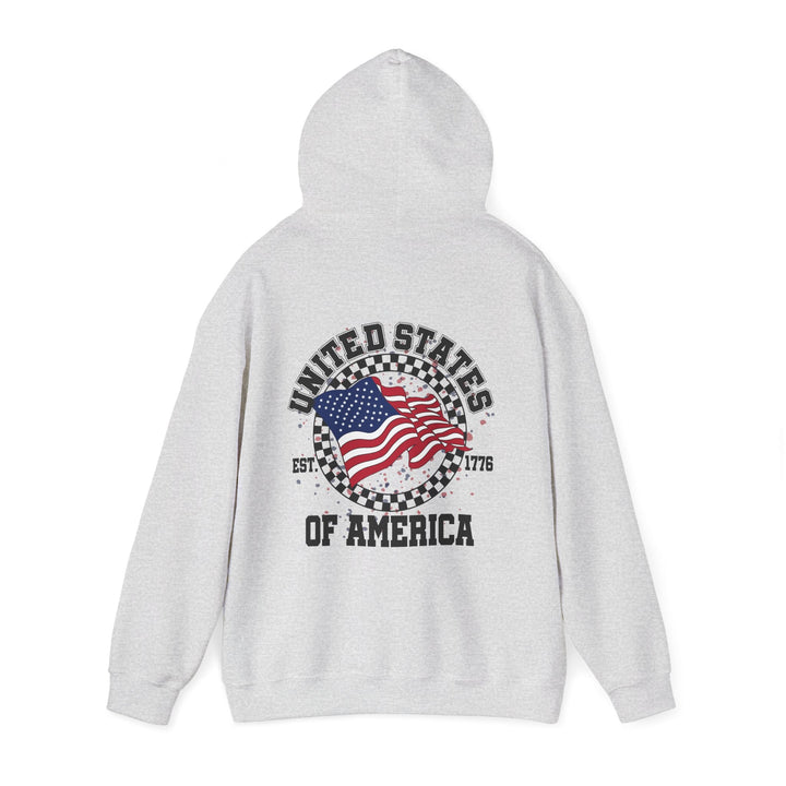 Patriotic Unisex Hoodie - USA Pride Sweatshirt, Cozy Pullover for Independence Day, Casual Wear - Rare Leather Order Now !!