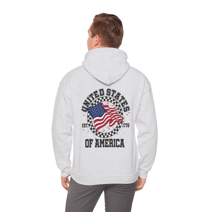 Patriotic Unisex Hoodie - USA Pride Sweatshirt, Cozy Pullover for Independence Day, Casual Wear - Rare Leather Order Now !!