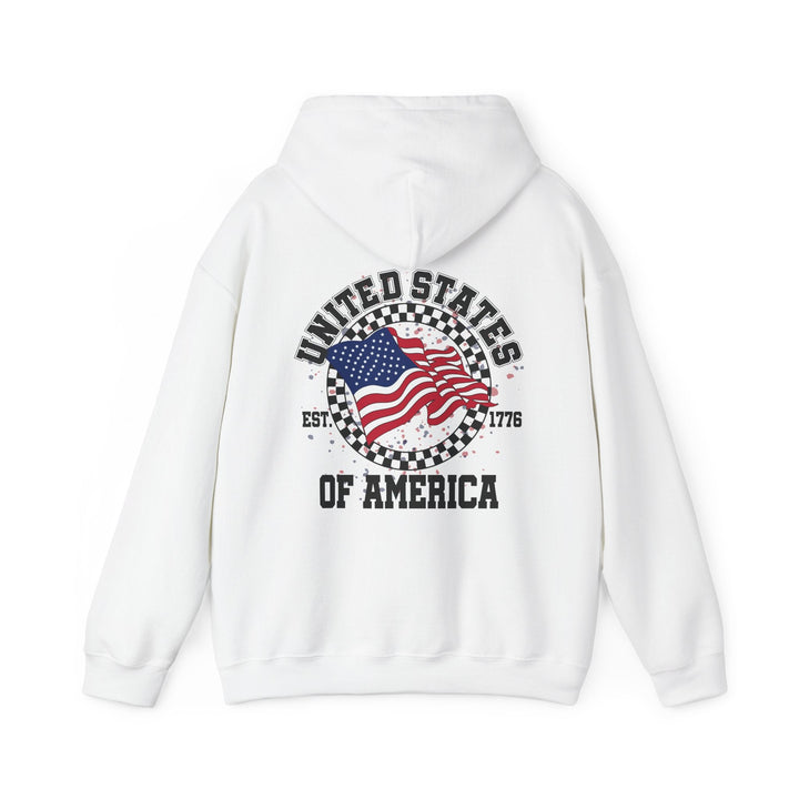Patriotic Unisex Hoodie - USA Pride Sweatshirt, Cozy Pullover for Independence Day, Casual Wear - Rare Leather Order Now !!