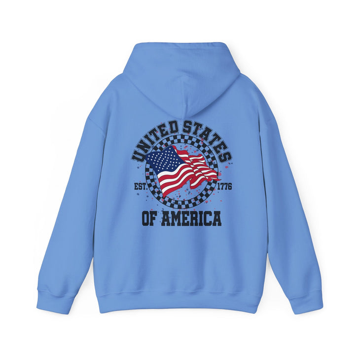 Patriotic Unisex Hoodie - USA Pride Sweatshirt, Cozy Pullover for Independence Day, Casual Wear - Rare Leather Order Now !!