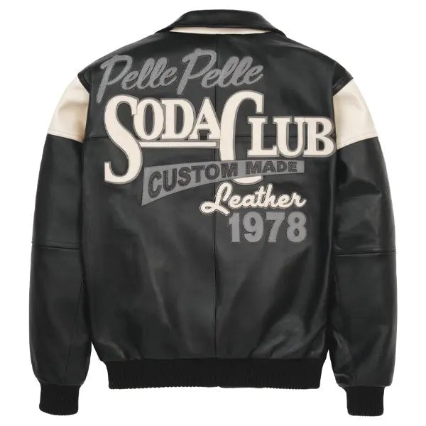 Pelle Pelle 78 Soda Club Plush Black Leather Jacket - Rare Leather