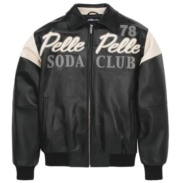 Pelle Pelle 78 Soda Club Plush Black Leather Jacket - Rare Leather