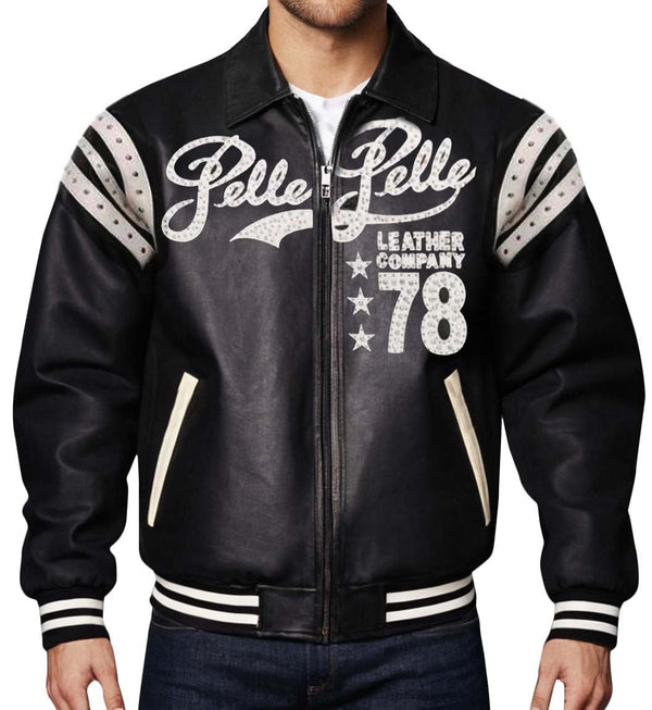 Pelle Pelle 78 Vintage Black Leather Jacket - Rare Leather Order Now !!