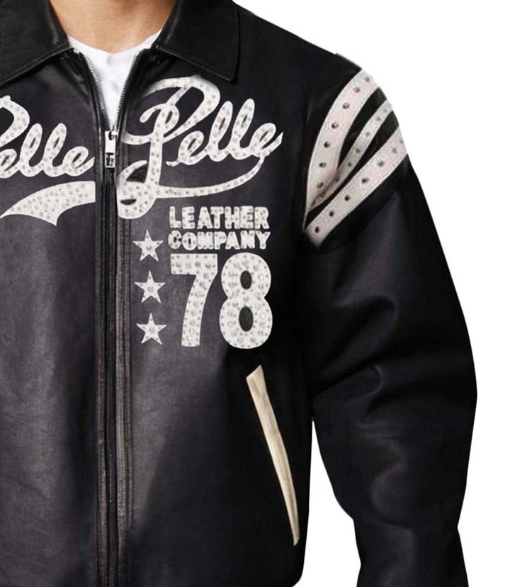 Pelle Pelle 78 Vintage Black Leather Jacket - Rare Leather Order Now !!
