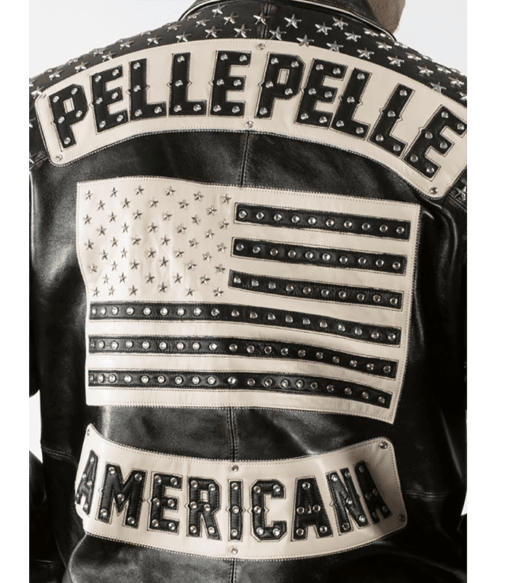 Pelle Pelle All American Heritage Series Black Men’s Jacket | PURE LEATHER JACKET - Rare Leather Order Now !!