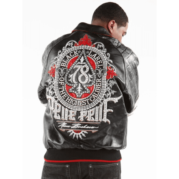 Pelle Pelle Highest Caliber Black Leather Jacket | PURE LEATHER JACKET - Rare Leather Order Now !!