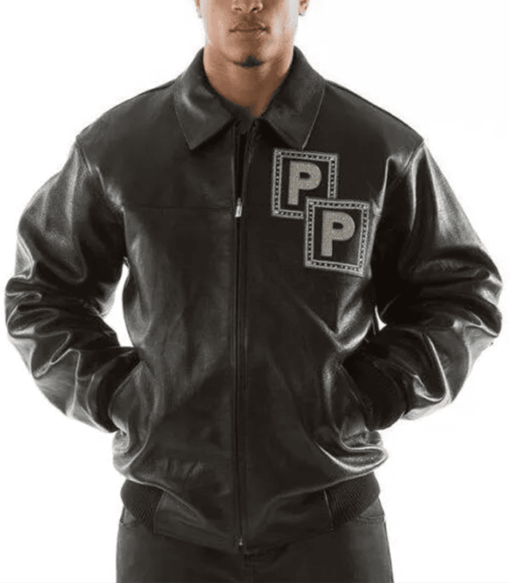 Pelle Pelle Jeweled Leather Jacket | PURE LEATHER JACKET - Rare Leather Order Now !!