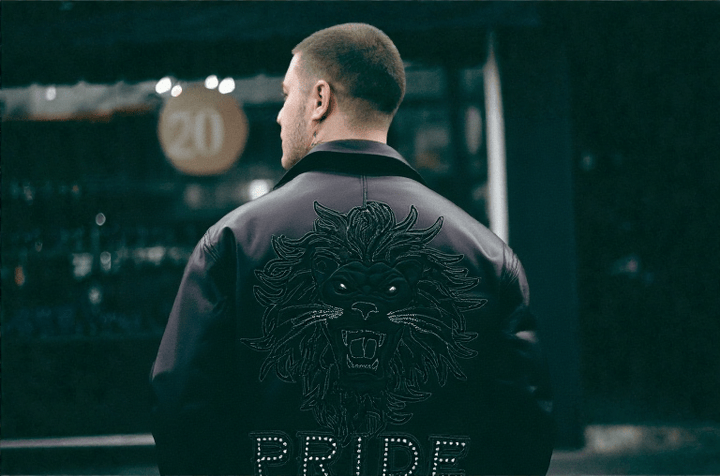 Pelle Pelle Pride Studded Black Jacket - Rare Leather Order Now !!