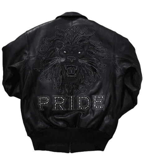 Pelle Pelle Pride Studded Black Jacket - Rare Leather Order Now !!
