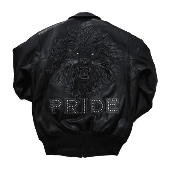 Pelle Pelle Pride Studded Black Jacket - Rare Leather Order Now !!