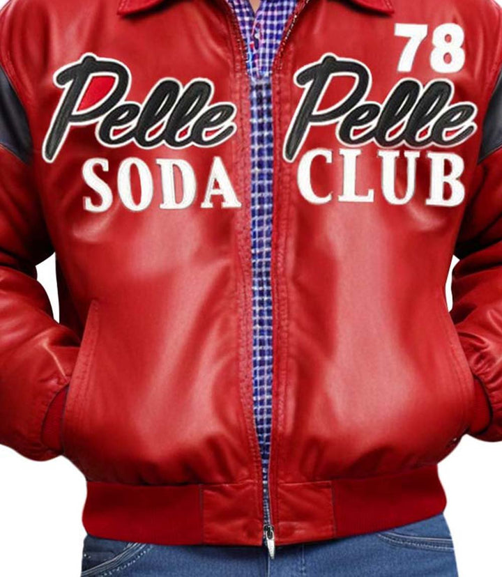 Pelle Pelle Red Soda Club Leather Jacket - Rare Leather Order Now !!