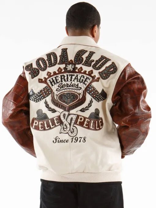 Pelle Pelle Soda Club Heritage Series Brown Jacket - Rare Leather Order Now !!