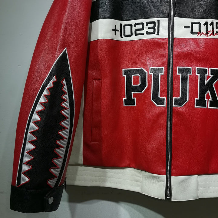 Puk Leather Vintage Racing Jacket - Rare Leather Order Now !!