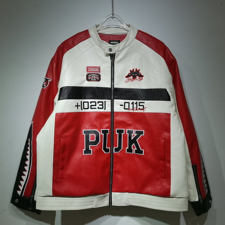 Puk Leather Vintage Racing Jacket - Rare Leather Order Now !!