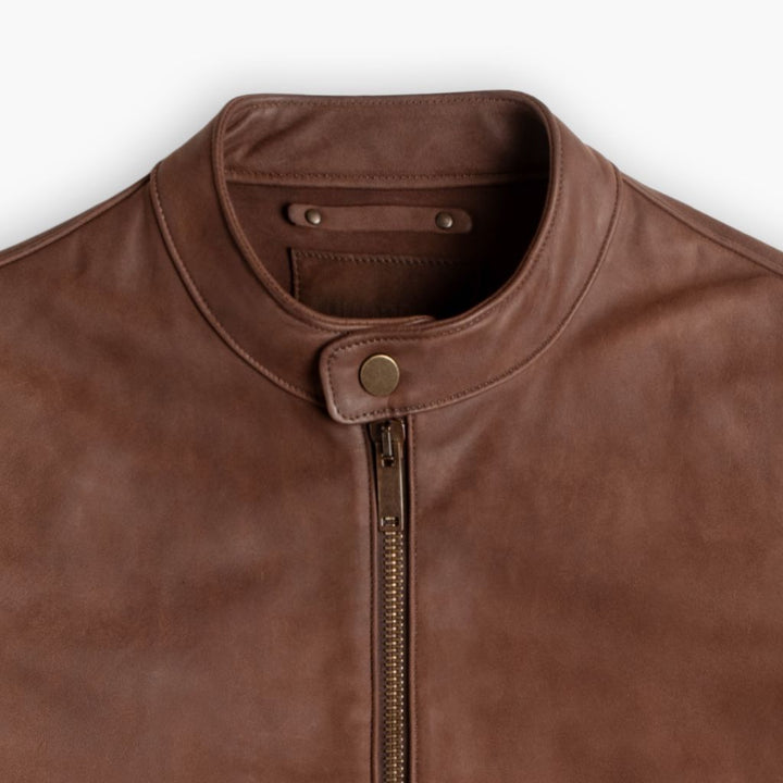 Racer Jacket | Arizona Adobe - Rare Leather