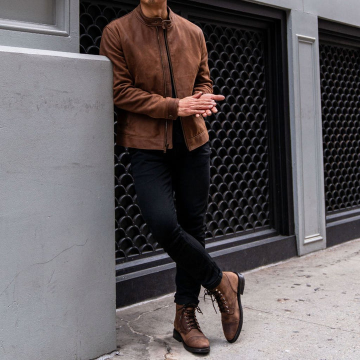 Racer Jacket | Arizona Adobe - Rare Leather