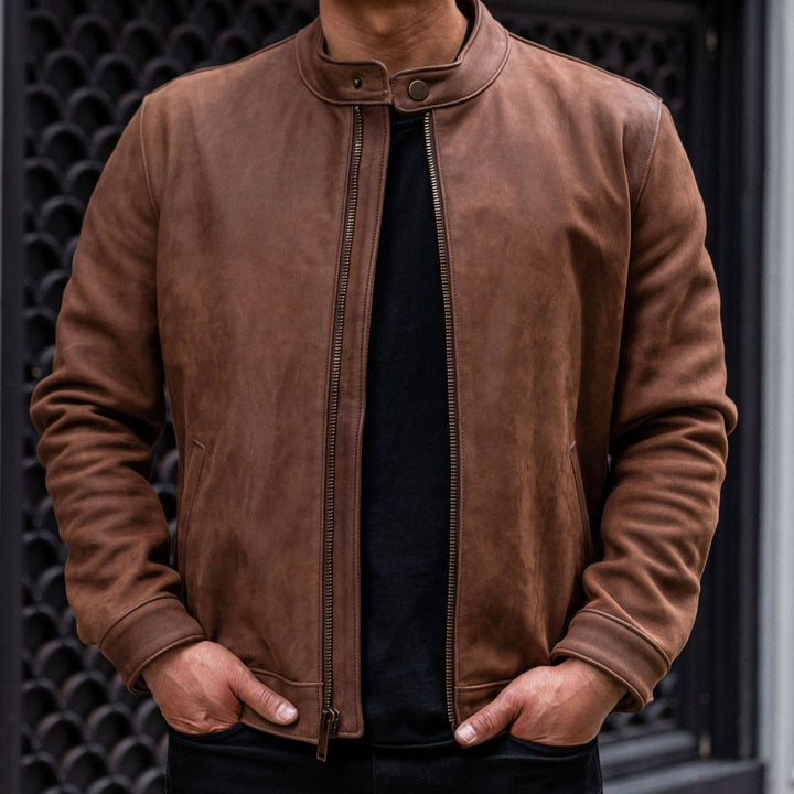 Racer Jacket | Arizona Adobe - Rare Leather
