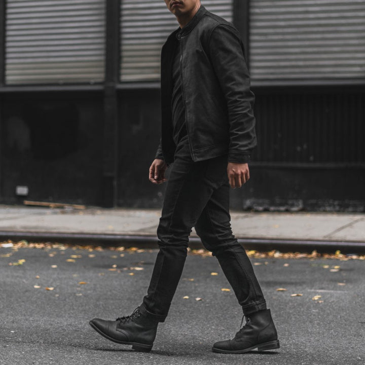 Racer Jacket | Black Matte - Rare Leather