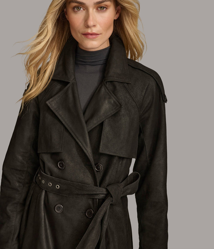 Rayna Trench Coat - Rare Leather