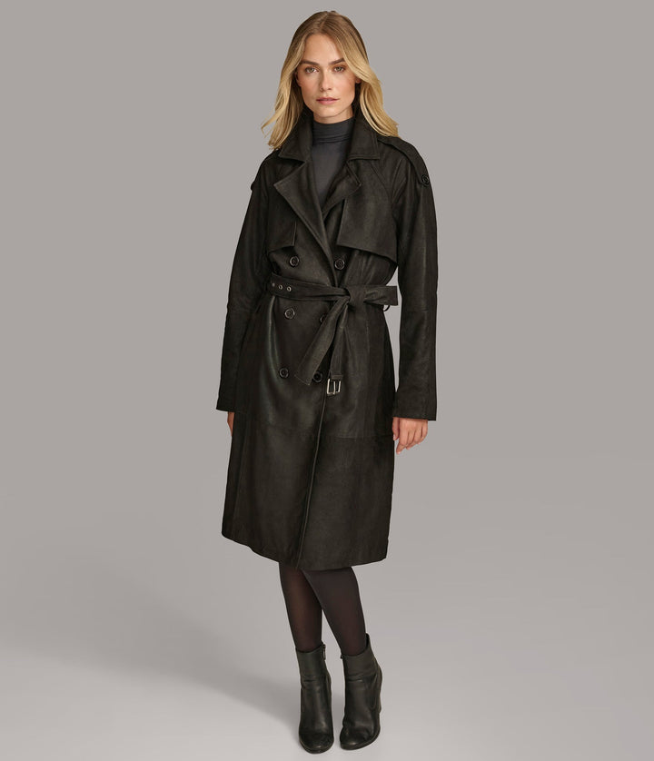 Rayna Trench Coat - Rare Leather