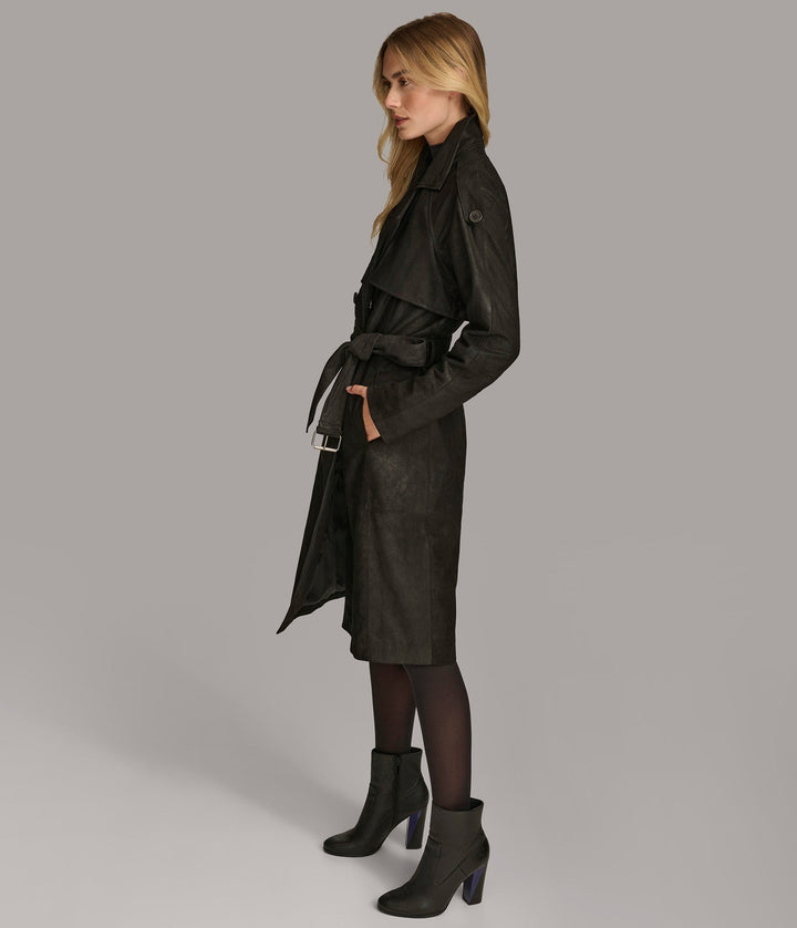 Rayna Trench Coat - Rare Leather