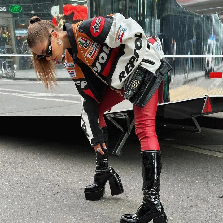 Repsol Leather Jacket - Rare Leather Order Now !!