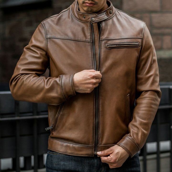 Roadster Jacket | Walnut - Rare Leather