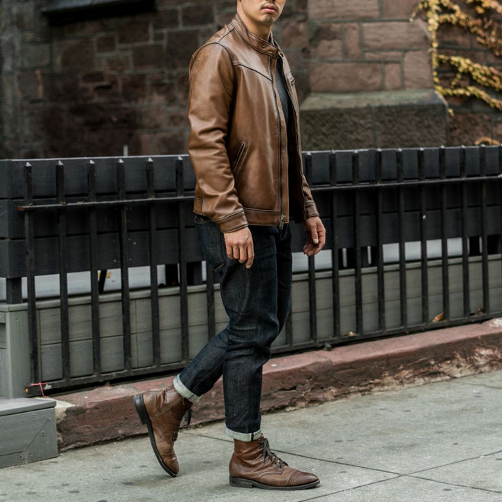 Roadster Jacket | Walnut - Rare Leather