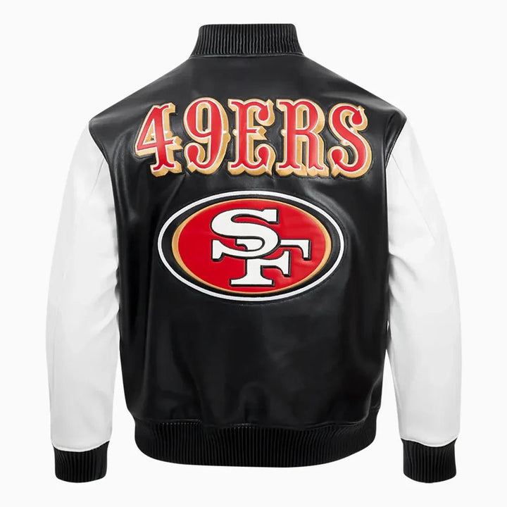 San Francisco 49Ers NFL Signature Leather Varsity Jacket - Rare Leather