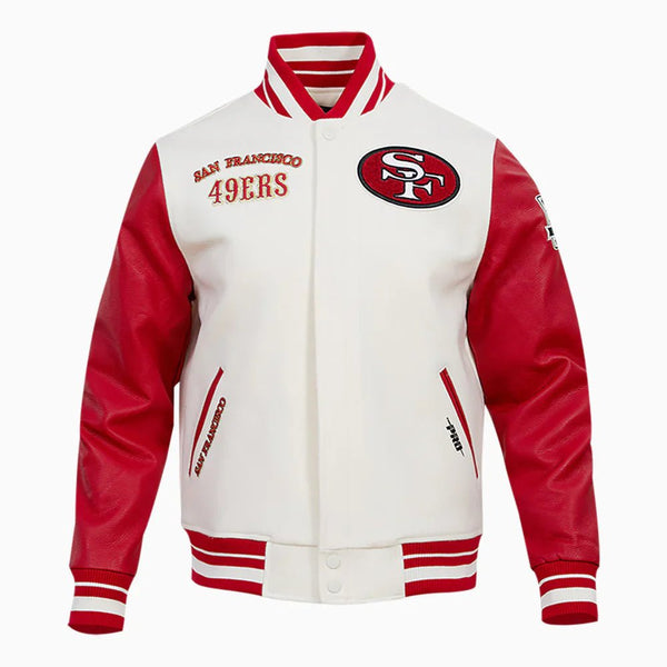 San Francisco 49Ers NFL Varsity Jacket - Rare Leather