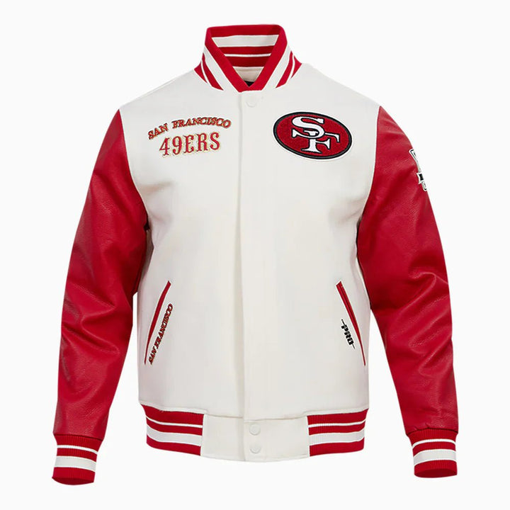 San Francisco 49Ers NFL Varsity Jacket - Rare Leather