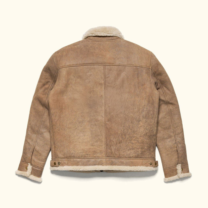 Shearling Leather Bomber Jacket - Rare Leather