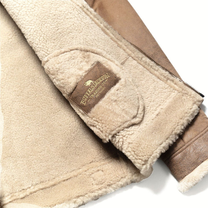 Shearling Leather Bomber Jacket - Rare Leather